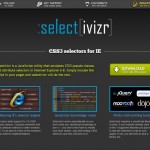 Selectivizr CSS3 pseudo class and attribute selectors for IE 6 8